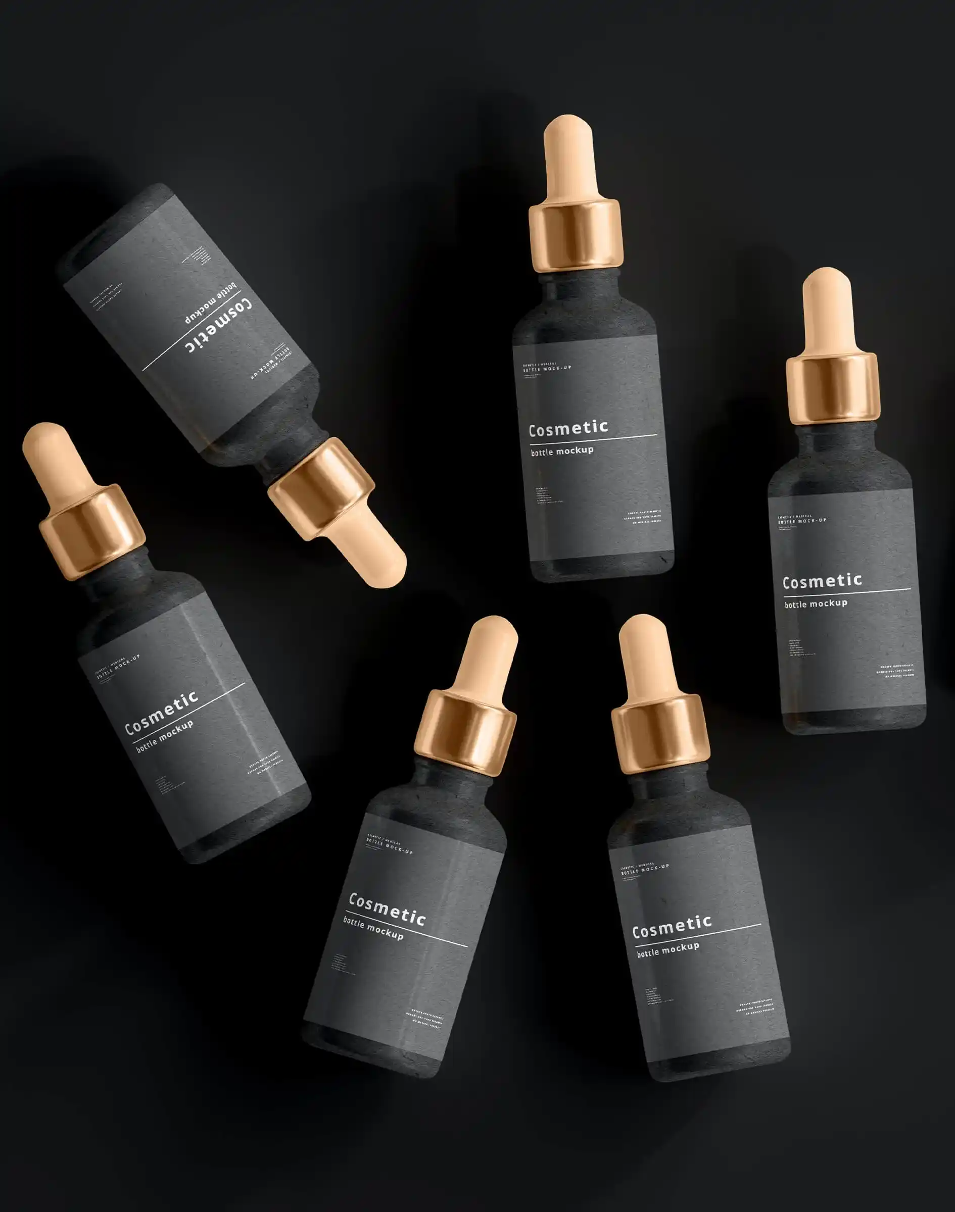 Cosmetics Bottle Middle